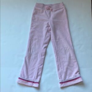 Gymboree Pink Sweatpants with Striped Cuffs